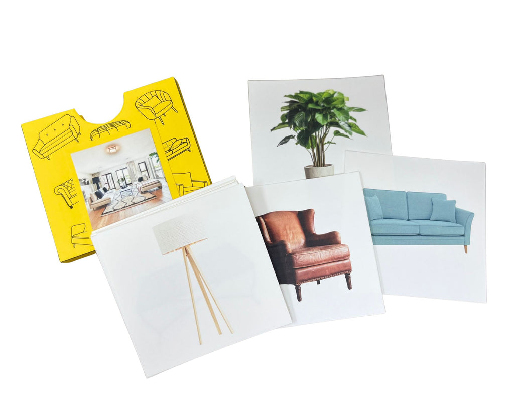 Living Room Vocabulary Cards (Digital PDF)