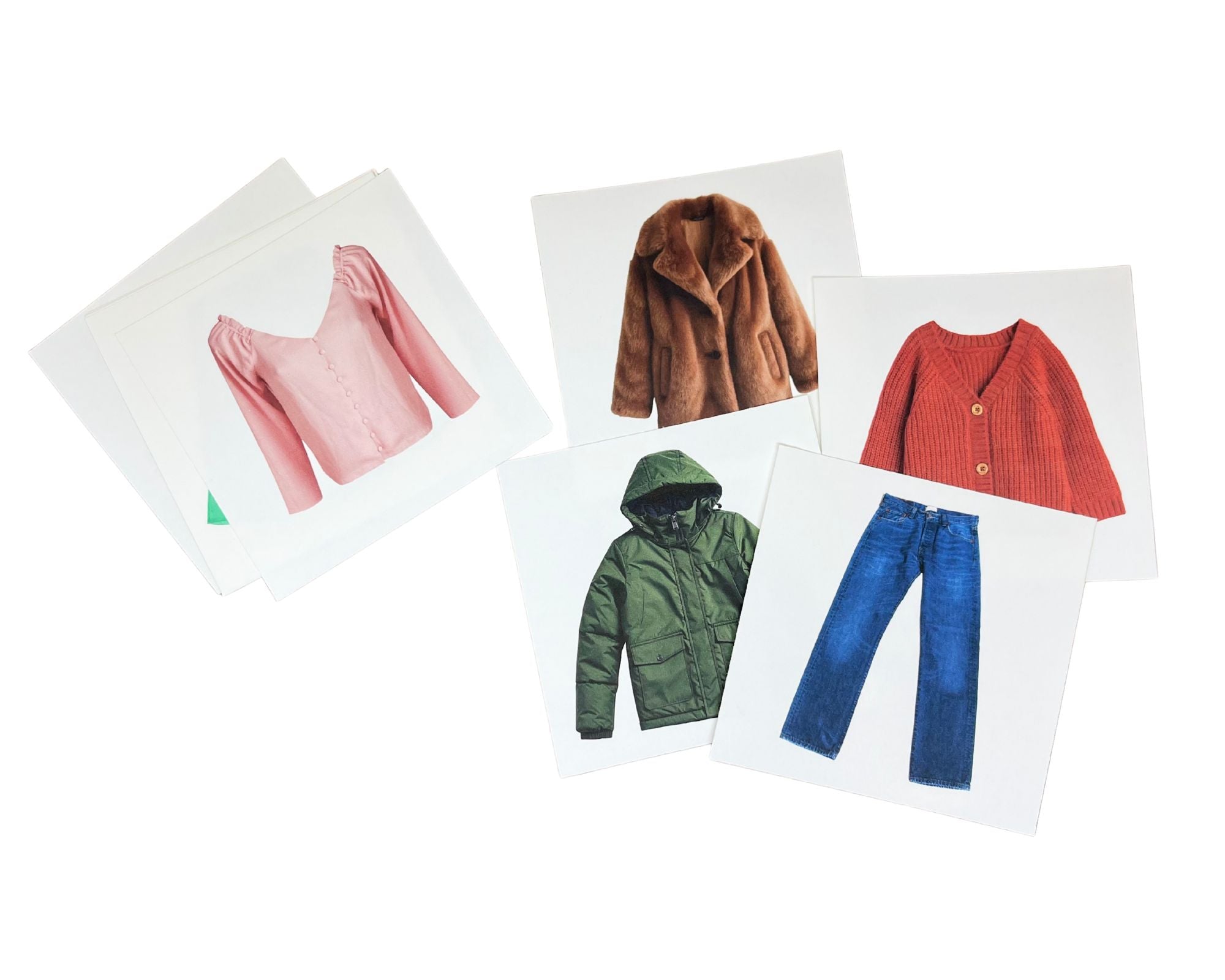 Clothes Vocabulary Cards (Digital PDF)