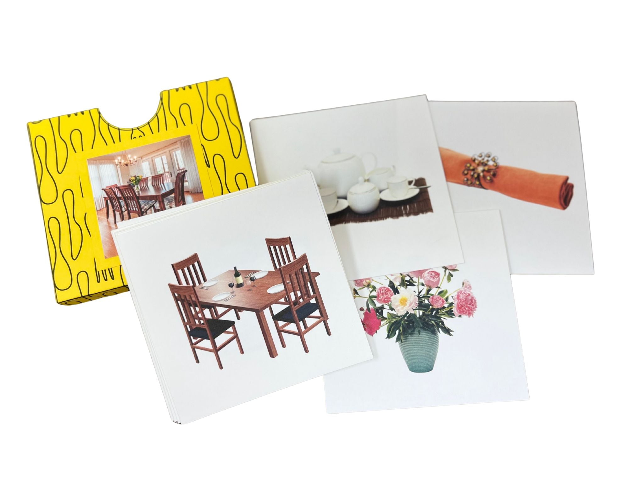 Dining Room Vocabulary Cards (Digital PDF)