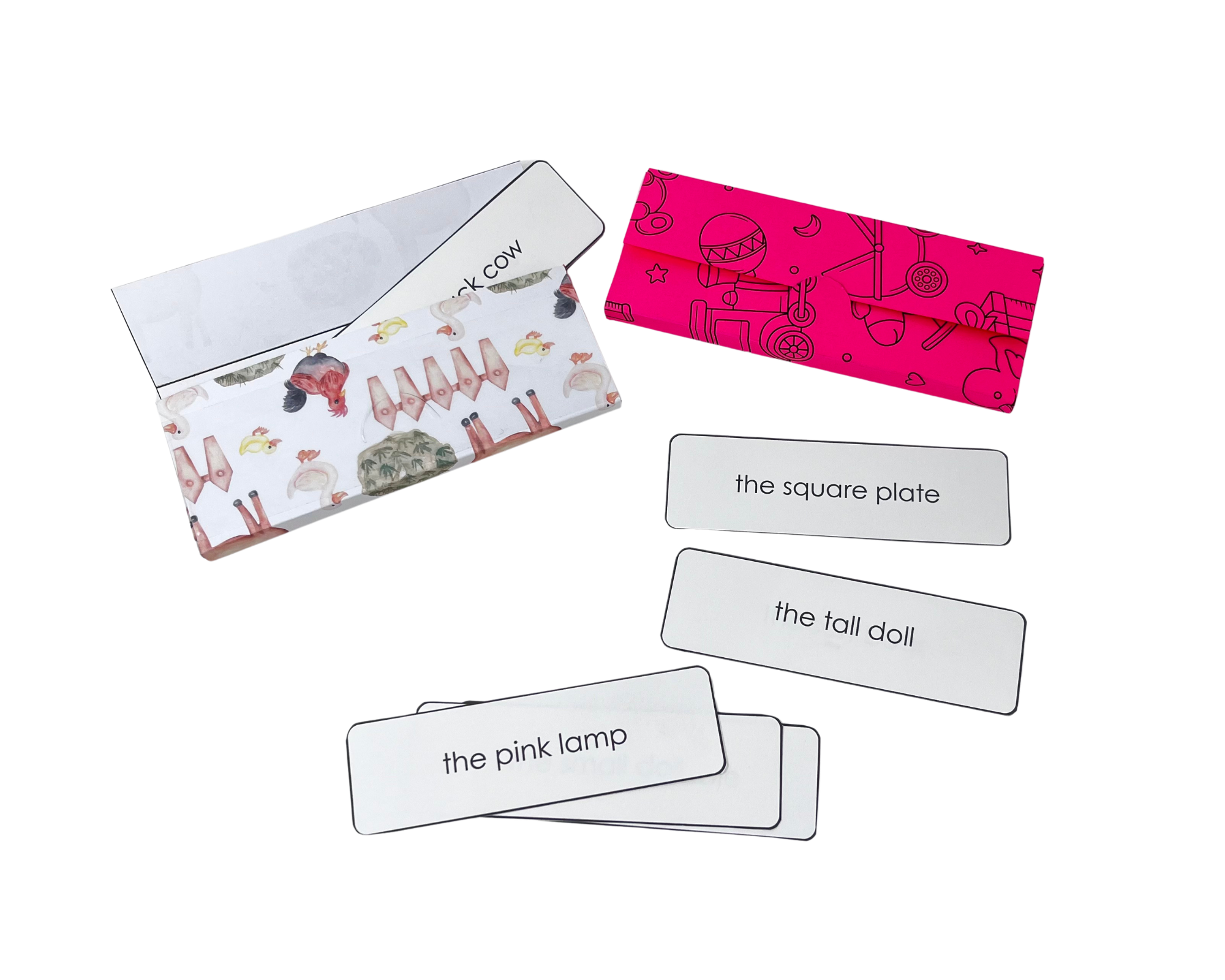 Editable Adjective & Noun Labels (Digital PDF)