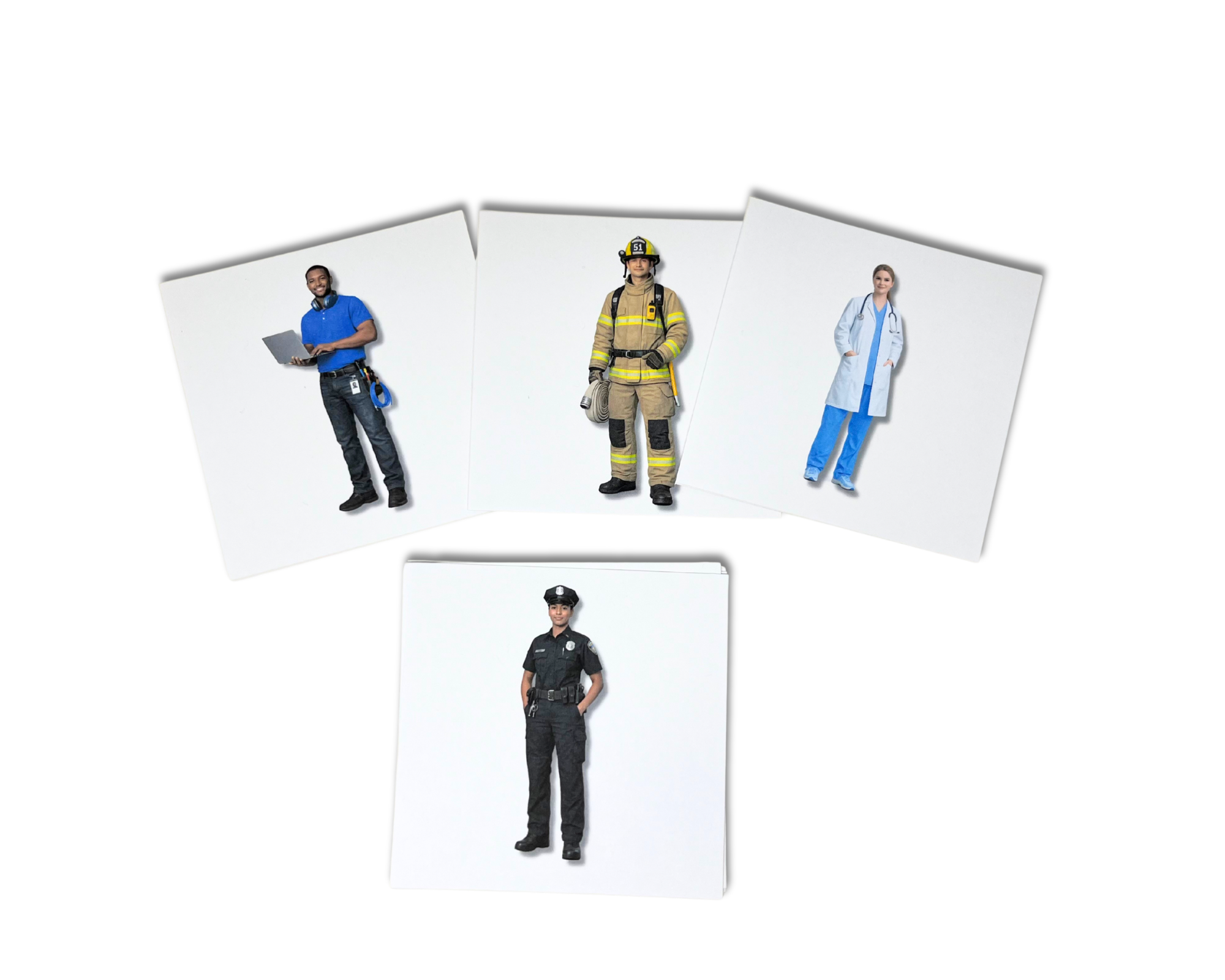 Professions Vocabulary Cards (Digital PDF)