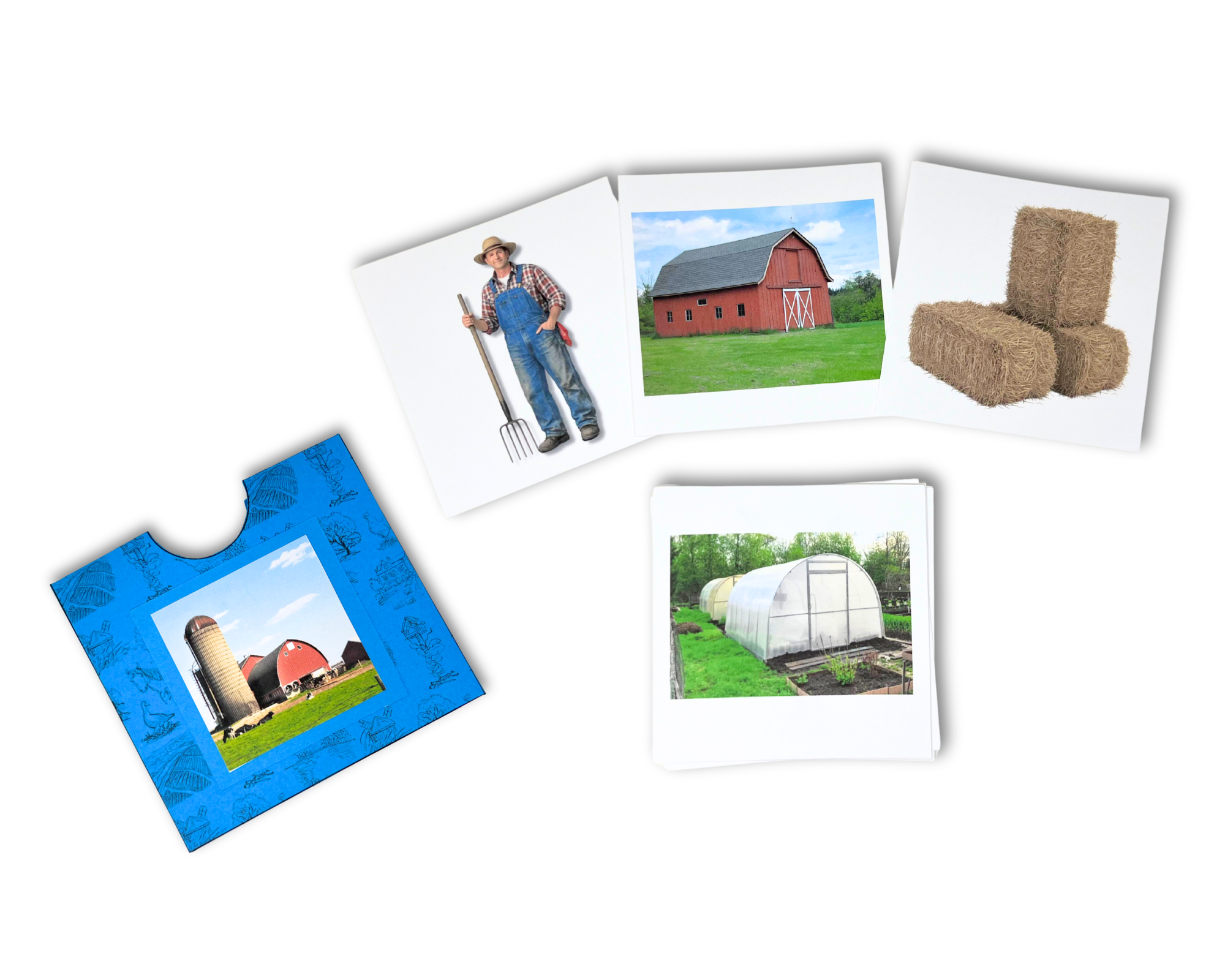 Farm Vocabulary Cards (Digital PDF)