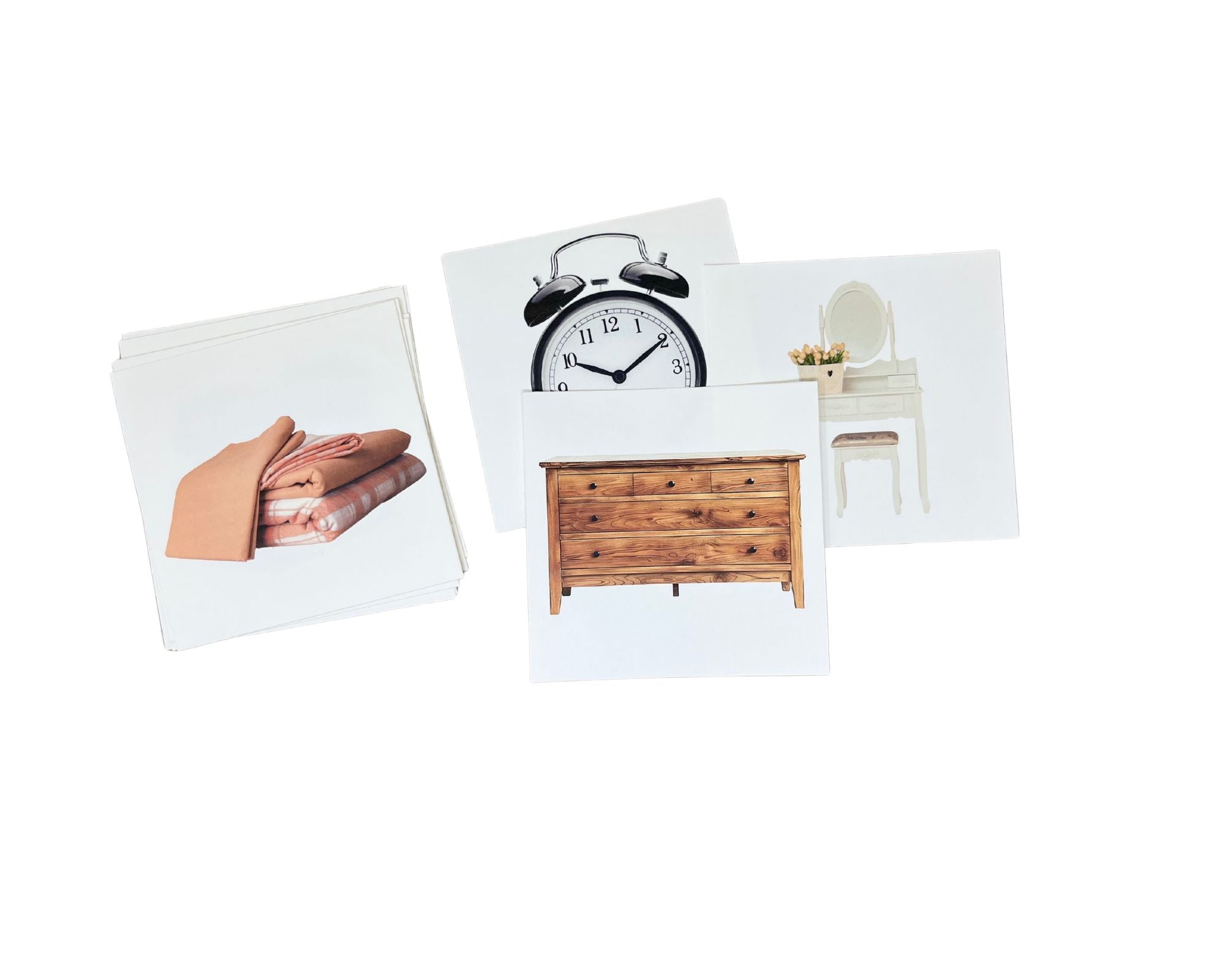 Bedroom Vocabulary Cards (Digital PDF)