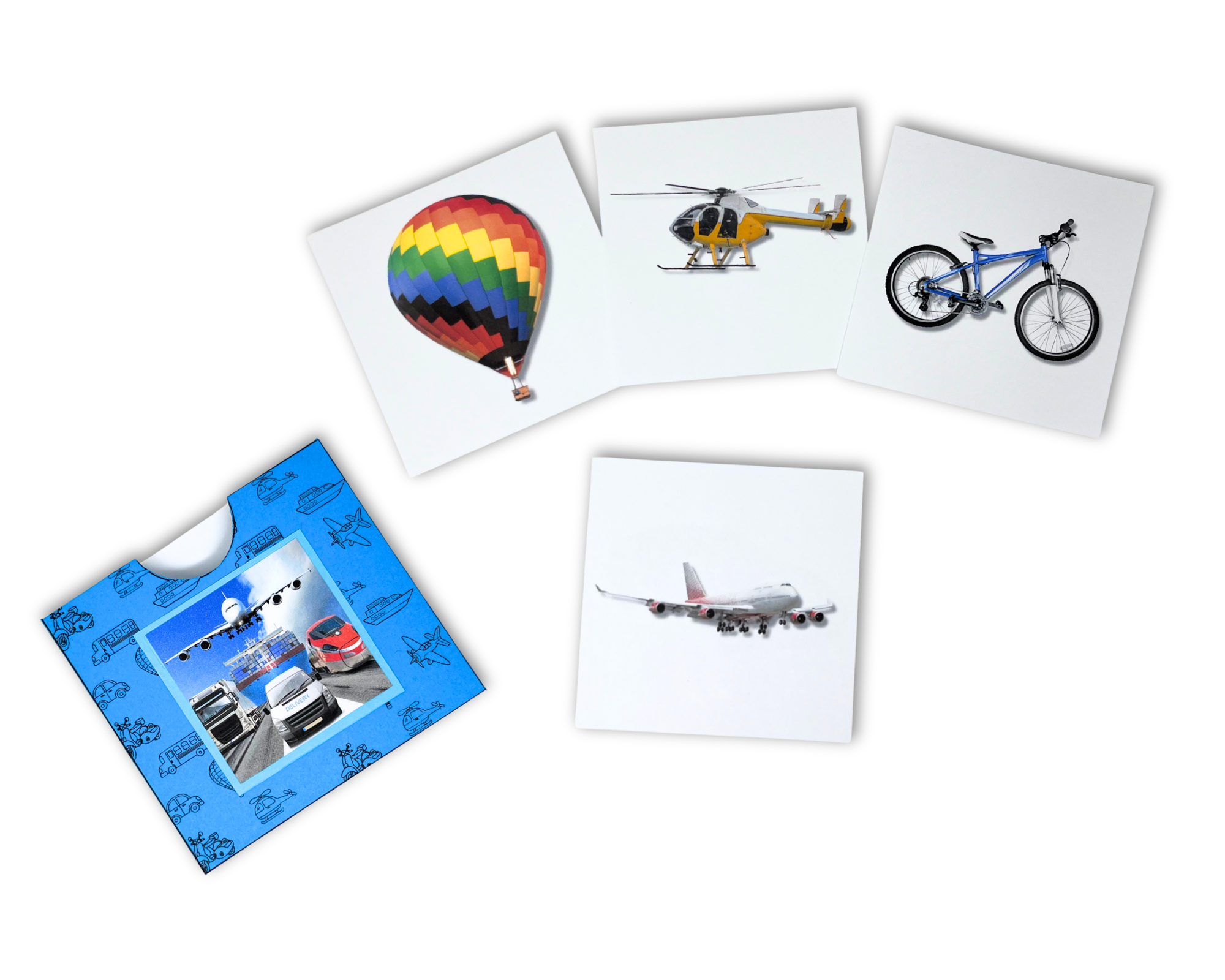 Vehicles Vocabulary Cards (Digital PDF)