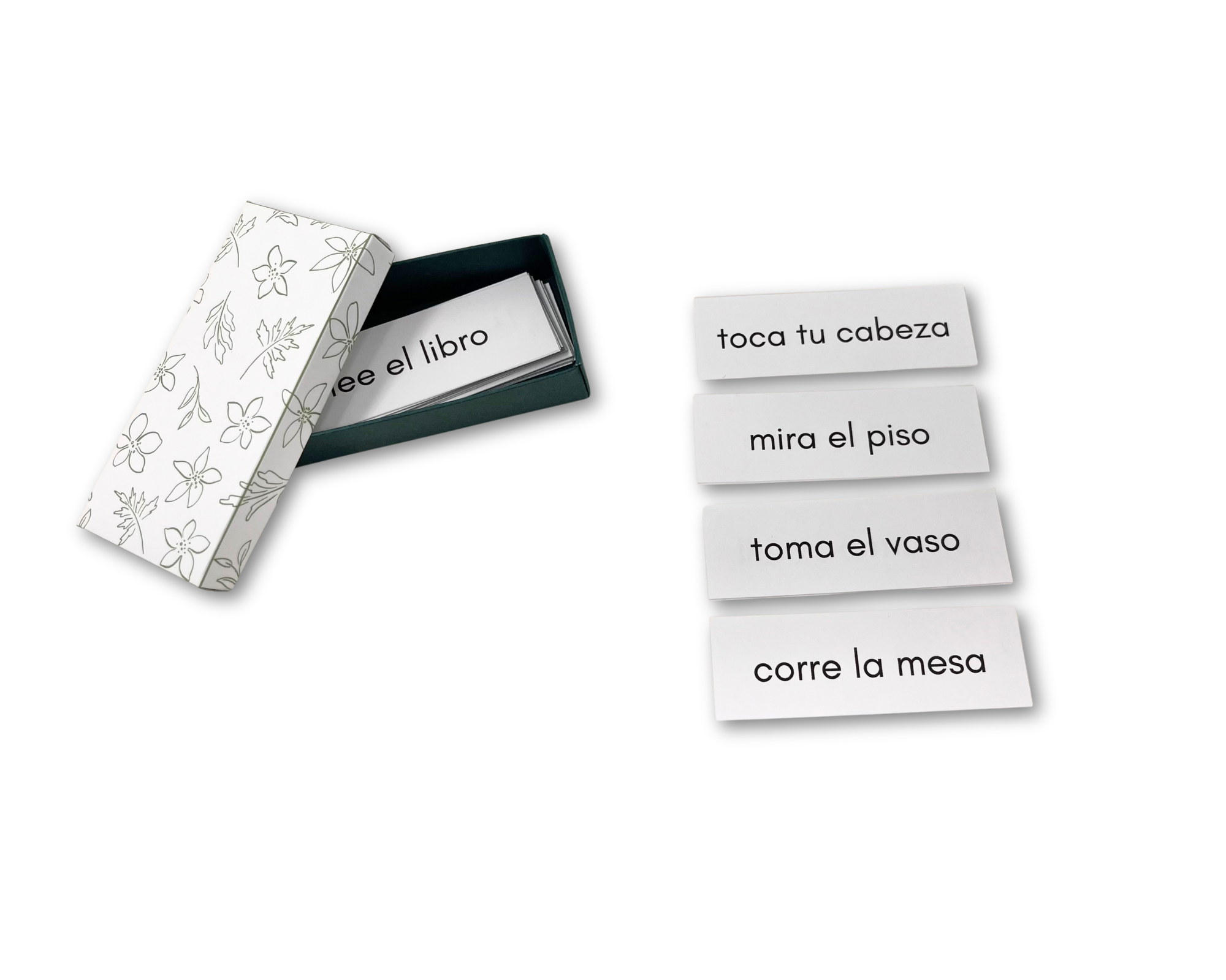 Montessori Phonetic Commands in Spanish (Digital PDF)