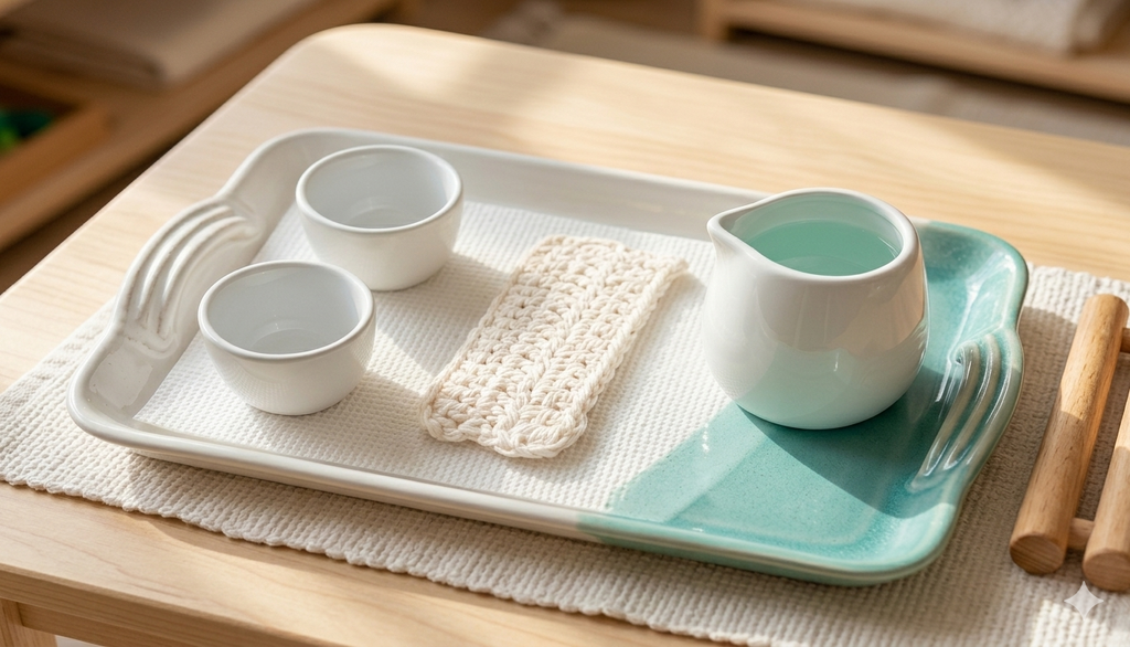 Montessori Crochet Sponges | Practical Life Water Works Set of 10